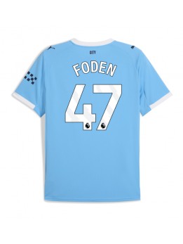 Billige Manchester City Phil Foden #47 Hjemmedrakt 2025-26 Kortermet
